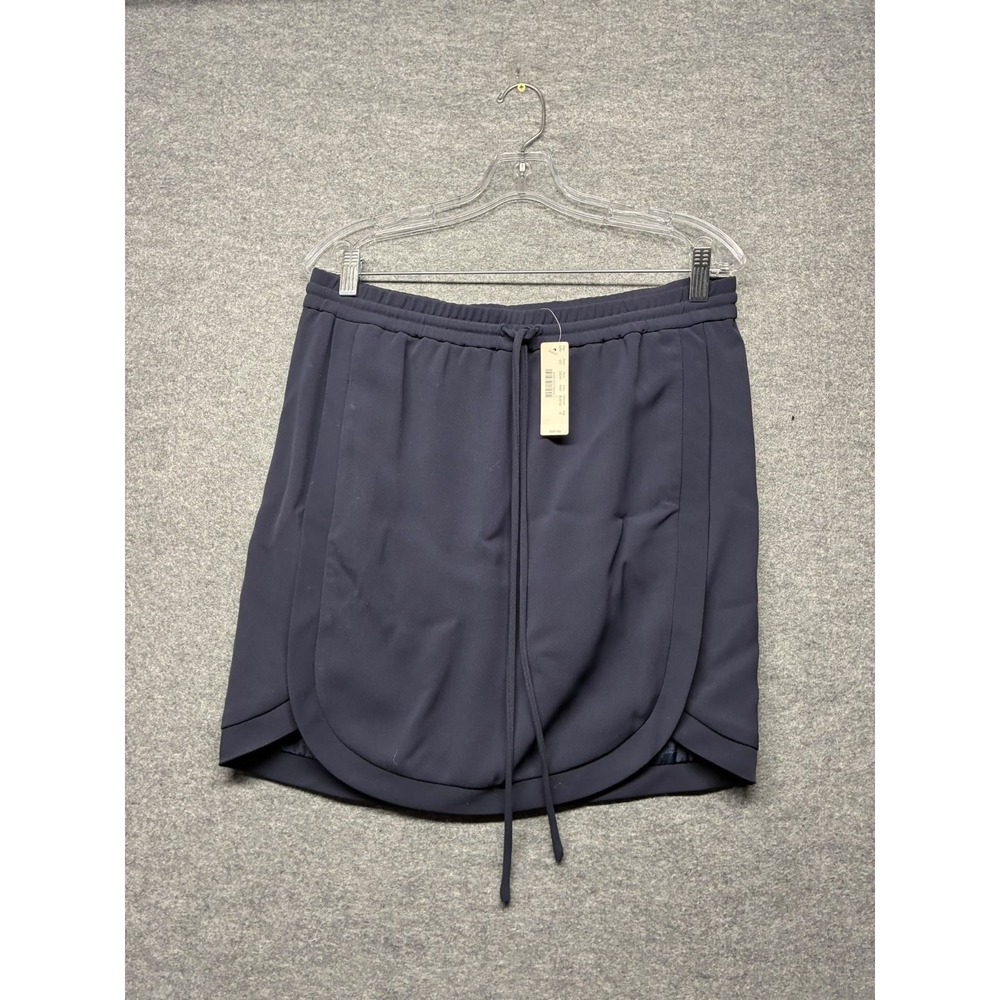 J.Crew Women's Navy Pull On Athletic Shorts Size 0 100% Polyester NWT